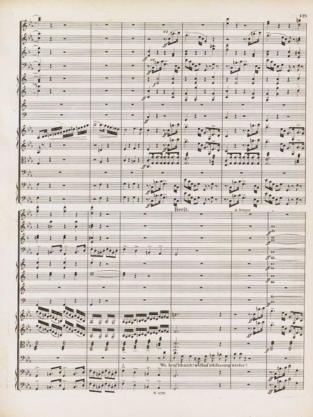 Euryanthe : grosse romantische Oper in drei Aufzügen / Dichtung von Helmine von Chezy ; geb: Freyinn von Klencke ; in Musik gesetzt von Carl Maria von Weber