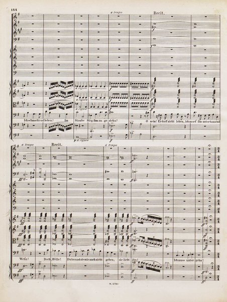 Euryanthe : grosse romantische Oper in drei Aufzügen / Dichtung von Helmine von Chezy ; geb: Freyinn von Klencke ; in Musik gesetzt von Carl Maria von Weber