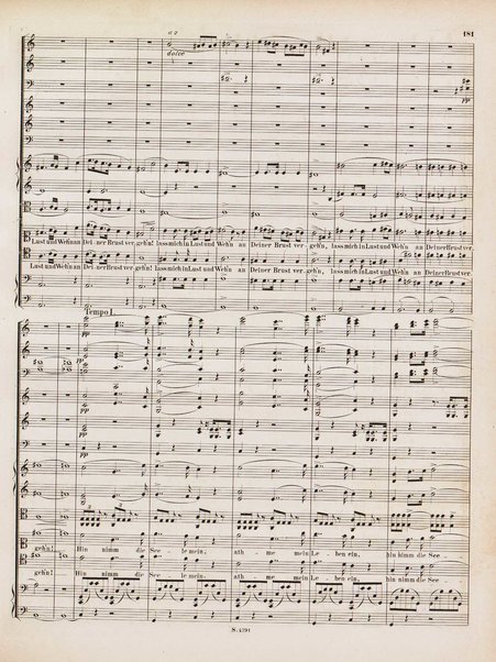 Euryanthe : grosse romantische Oper in drei Aufzügen / Dichtung von Helmine von Chezy ; geb: Freyinn von Klencke ; in Musik gesetzt von Carl Maria von Weber