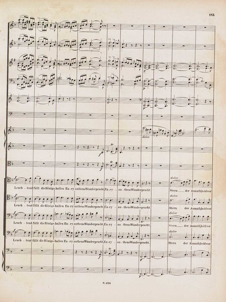 Euryanthe : grosse romantische Oper in drei Aufzügen / Dichtung von Helmine von Chezy ; geb: Freyinn von Klencke ; in Musik gesetzt von Carl Maria von Weber