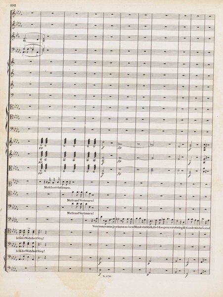 Euryanthe : grosse romantische Oper in drei Aufzügen / Dichtung von Helmine von Chezy ; geb: Freyinn von Klencke ; in Musik gesetzt von Carl Maria von Weber