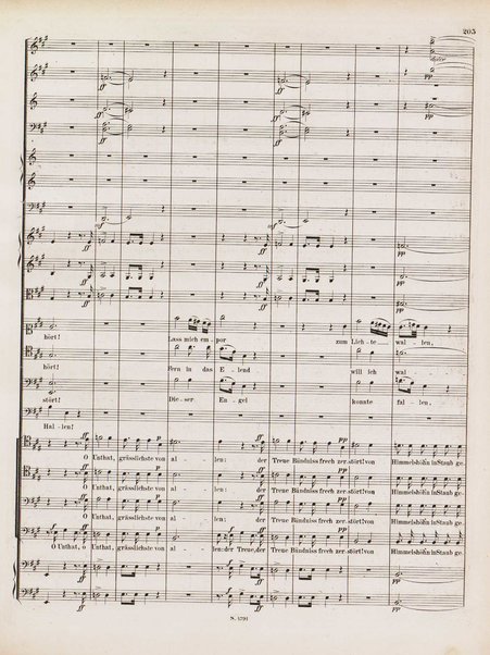 Euryanthe : grosse romantische Oper in drei Aufzügen / Dichtung von Helmine von Chezy ; geb: Freyinn von Klencke ; in Musik gesetzt von Carl Maria von Weber