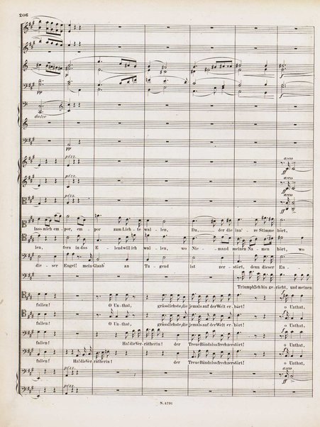 Euryanthe : grosse romantische Oper in drei Aufzügen / Dichtung von Helmine von Chezy ; geb: Freyinn von Klencke ; in Musik gesetzt von Carl Maria von Weber