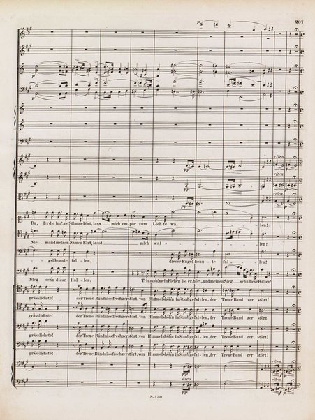 Euryanthe : grosse romantische Oper in drei Aufzügen / Dichtung von Helmine von Chezy ; geb: Freyinn von Klencke ; in Musik gesetzt von Carl Maria von Weber