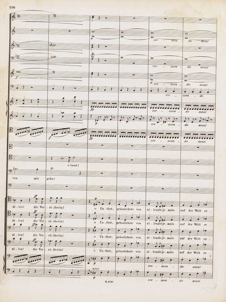 Euryanthe : grosse romantische Oper in drei Aufzügen / Dichtung von Helmine von Chezy ; geb: Freyinn von Klencke ; in Musik gesetzt von Carl Maria von Weber