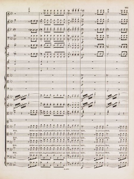 Euryanthe : grosse romantische Oper in drei Aufzügen / Dichtung von Helmine von Chezy ; geb: Freyinn von Klencke ; in Musik gesetzt von Carl Maria von Weber