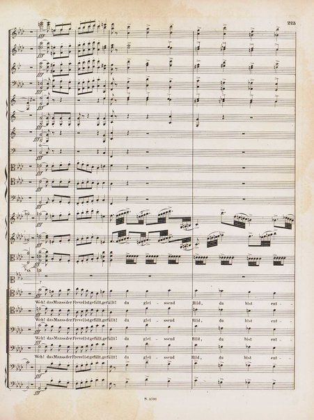 Euryanthe : grosse romantische Oper in drei Aufzügen / Dichtung von Helmine von Chezy ; geb: Freyinn von Klencke ; in Musik gesetzt von Carl Maria von Weber