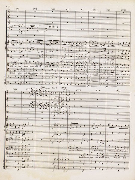 Euryanthe : grosse romantische Oper in drei Aufzügen / Dichtung von Helmine von Chezy ; geb: Freyinn von Klencke ; in Musik gesetzt von Carl Maria von Weber