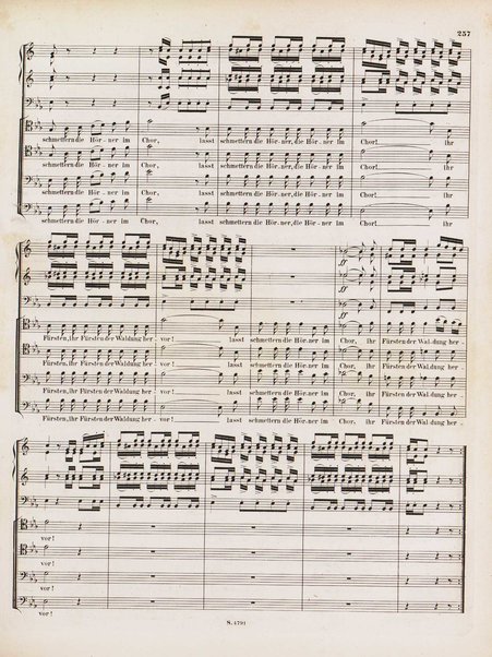 Euryanthe : grosse romantische Oper in drei Aufzügen / Dichtung von Helmine von Chezy ; geb: Freyinn von Klencke ; in Musik gesetzt von Carl Maria von Weber