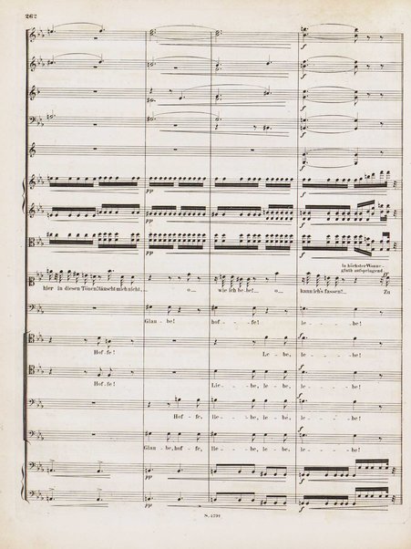 Euryanthe : grosse romantische Oper in drei Aufzügen / Dichtung von Helmine von Chezy ; geb: Freyinn von Klencke ; in Musik gesetzt von Carl Maria von Weber