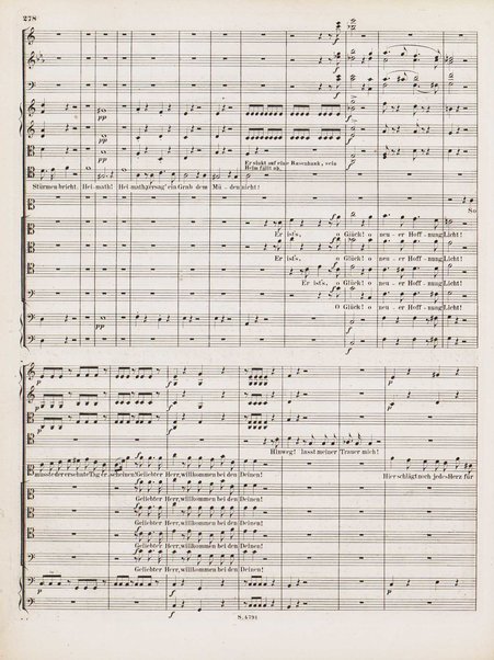 Euryanthe : grosse romantische Oper in drei Aufzügen / Dichtung von Helmine von Chezy ; geb: Freyinn von Klencke ; in Musik gesetzt von Carl Maria von Weber