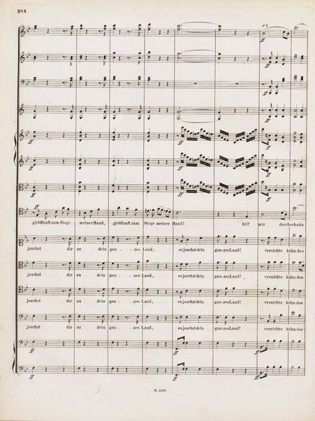 Euryanthe : grosse romantische Oper in drei Aufzügen / Dichtung von Helmine von Chezy ; geb: Freyinn von Klencke ; in Musik gesetzt von Carl Maria von Weber