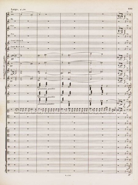 Euryanthe : grosse romantische Oper in drei Aufzügen / Dichtung von Helmine von Chezy ; geb: Freyinn von Klencke ; in Musik gesetzt von Carl Maria von Weber