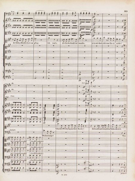 Euryanthe : grosse romantische Oper in drei Aufzügen / Dichtung von Helmine von Chezy ; geb: Freyinn von Klencke ; in Musik gesetzt von Carl Maria von Weber