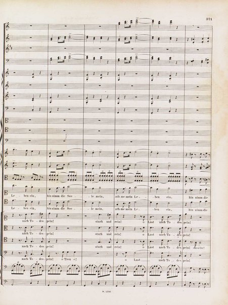 Euryanthe : grosse romantische Oper in drei Aufzügen / Dichtung von Helmine von Chezy ; geb: Freyinn von Klencke ; in Musik gesetzt von Carl Maria von Weber