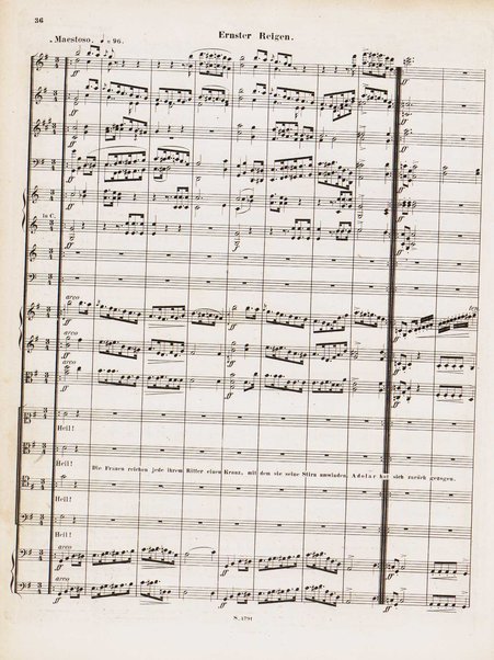 Euryanthe : grosse romantische Oper in drei Aufzügen / Dichtung von Helmine von Chezy ; geb: Freyinn von Klencke ; in Musik gesetzt von Carl Maria von Weber