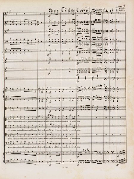 Euryanthe : grosse romantische Oper in drei Aufzügen / Dichtung von Helmine von Chezy ; geb: Freyinn von Klencke ; in Musik gesetzt von Carl Maria von Weber