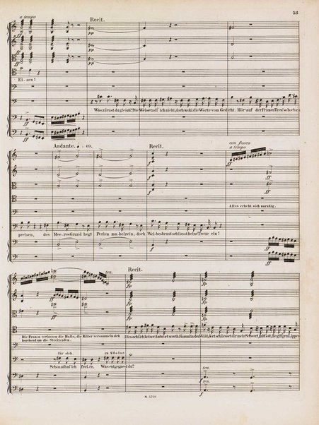 Euryanthe : grosse romantische Oper in drei Aufzügen / Dichtung von Helmine von Chezy ; geb: Freyinn von Klencke ; in Musik gesetzt von Carl Maria von Weber