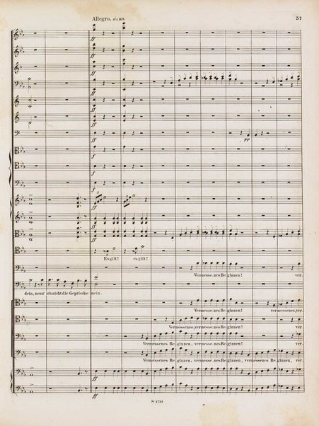 Euryanthe : grosse romantische Oper in drei Aufzügen / Dichtung von Helmine von Chezy ; geb: Freyinn von Klencke ; in Musik gesetzt von Carl Maria von Weber