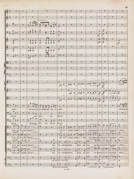 Euryanthe : grosse romantische Oper in drei Aufzügen / Dichtung von Helmine von Chezy ; geb: Freyinn von Klencke ; in Musik gesetzt von Carl Maria von Weber