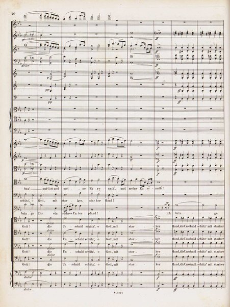 Euryanthe : grosse romantische Oper in drei Aufzügen / Dichtung von Helmine von Chezy ; geb: Freyinn von Klencke ; in Musik gesetzt von Carl Maria von Weber