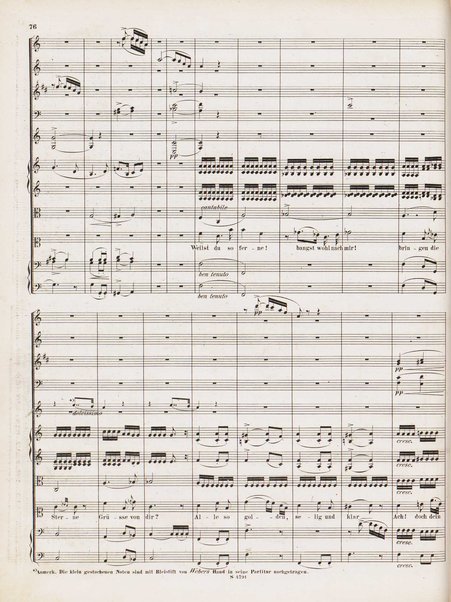 Euryanthe : grosse romantische Oper in drei Aufzügen / Dichtung von Helmine von Chezy ; geb: Freyinn von Klencke ; in Musik gesetzt von Carl Maria von Weber