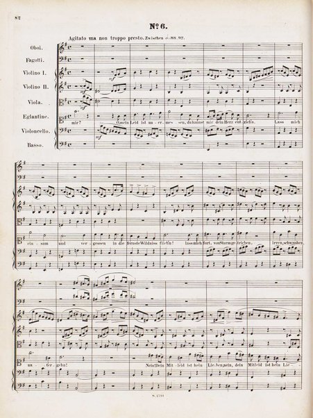 Euryanthe : grosse romantische Oper in drei Aufzügen / Dichtung von Helmine von Chezy ; geb: Freyinn von Klencke ; in Musik gesetzt von Carl Maria von Weber