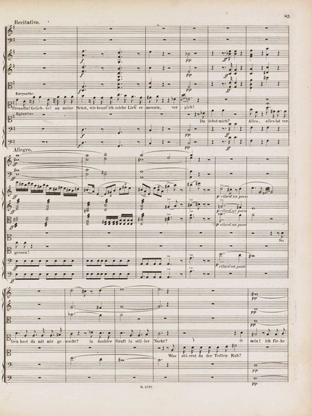 Euryanthe : grosse romantische Oper in drei Aufzügen / Dichtung von Helmine von Chezy ; geb: Freyinn von Klencke ; in Musik gesetzt von Carl Maria von Weber