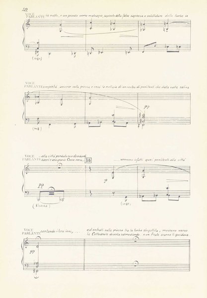 La croce deserta : lauda drammatica in un atto / di Tullio Pinelli (dalla novella Peste a Bergamo tratta dal volume: "La signora Fönss" di J. P. Jacobsen) ; musica di Sandro Fuga