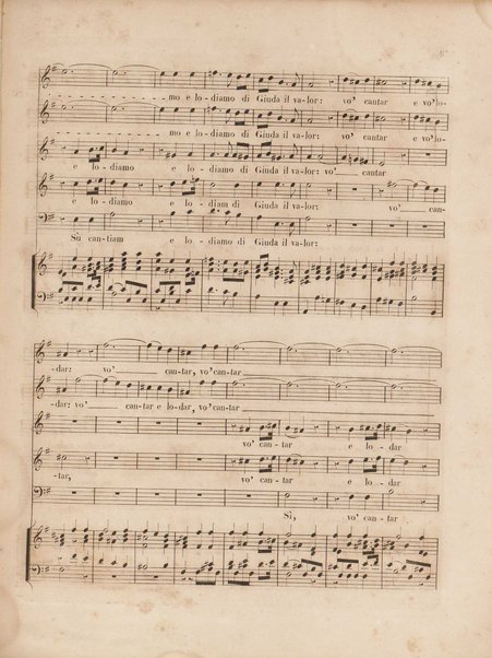 Gli oppressi liberati o sia Giuda Maccabeo : oratorio sacro / posta [!] in musica nell'anno 1746 da G. F. Handel ; tradotto in versi italiani e ridotto per il piano-forte dal B. L. C