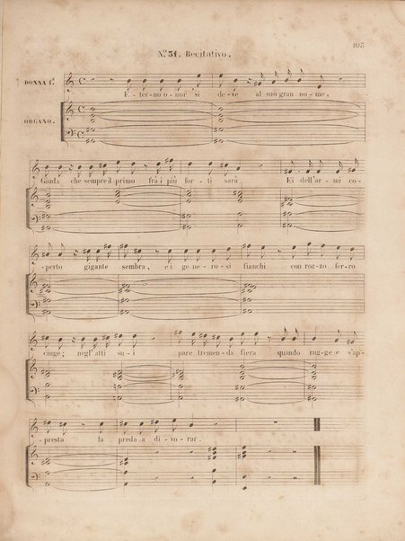 Gli oppressi liberati o sia Giuda Maccabeo : oratorio sacro / posta [!] in musica nell'anno 1746 da G. F. Handel ; tradotto in versi italiani e ridotto per il piano-forte dal B. L. C