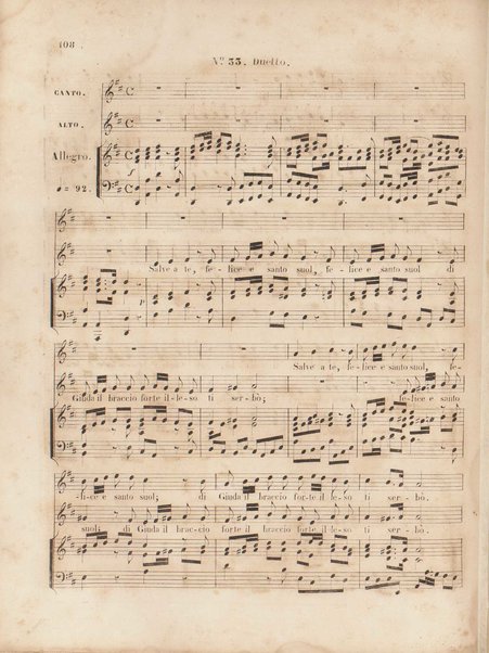 Gli oppressi liberati o sia Giuda Maccabeo : oratorio sacro / posta [!] in musica nell'anno 1746 da G. F. Handel ; tradotto in versi italiani e ridotto per il piano-forte dal B. L. C