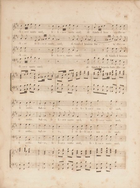 Gli oppressi liberati o sia Giuda Maccabeo : oratorio sacro / posta [!] in musica nell'anno 1746 da G. F. Handel ; tradotto in versi italiani e ridotto per il piano-forte dal B. L. C