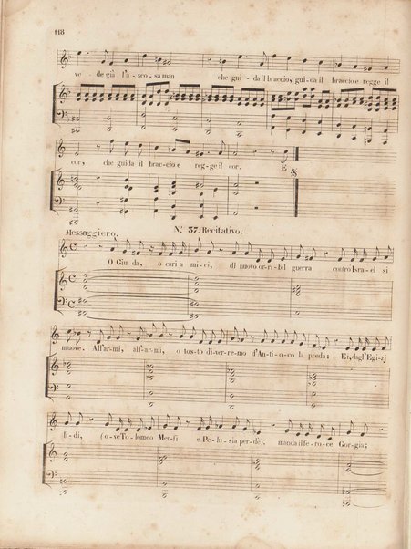 Gli oppressi liberati o sia Giuda Maccabeo : oratorio sacro / posta [!] in musica nell'anno 1746 da G. F. Handel ; tradotto in versi italiani e ridotto per il piano-forte dal B. L. C