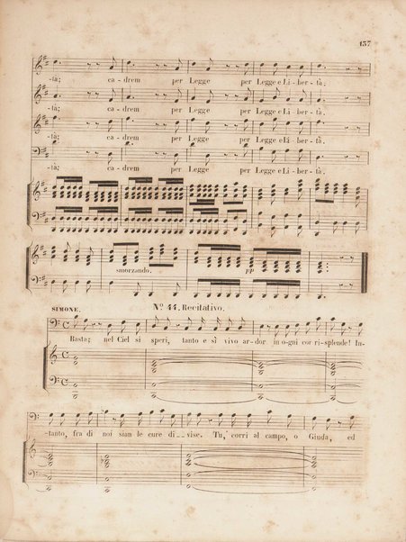 Gli oppressi liberati o sia Giuda Maccabeo : oratorio sacro / posta [!] in musica nell'anno 1746 da G. F. Handel ; tradotto in versi italiani e ridotto per il piano-forte dal B. L. C