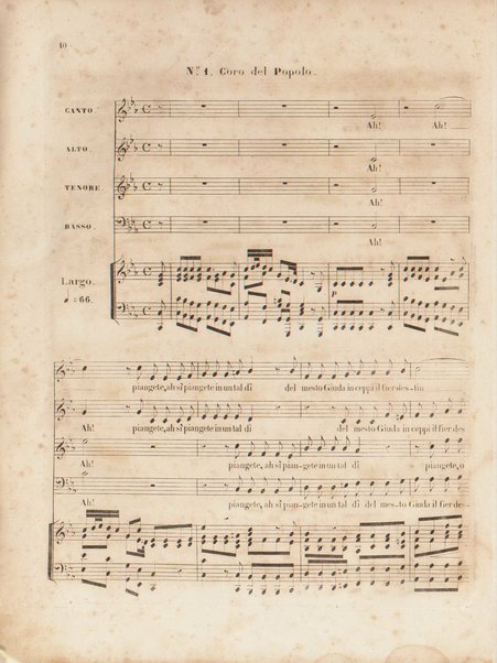 Gli oppressi liberati o sia Giuda Maccabeo : oratorio sacro / posta [!] in musica nell'anno 1746 da G. F. Handel ; tradotto in versi italiani e ridotto per il piano-forte dal B. L. C