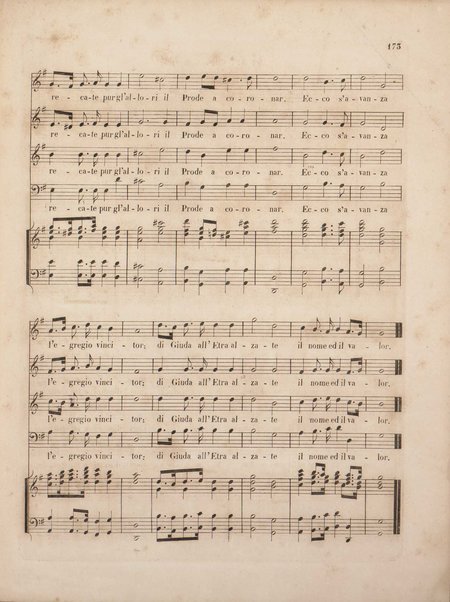 Gli oppressi liberati o sia Giuda Maccabeo : oratorio sacro / posta [!] in musica nell'anno 1746 da G. F. Handel ; tradotto in versi italiani e ridotto per il piano-forte dal B. L. C