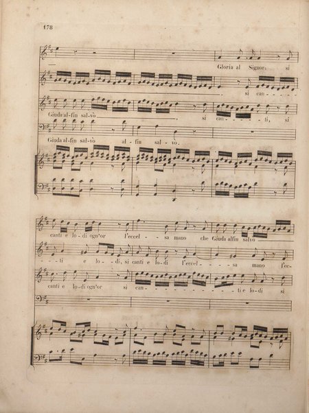 Gli oppressi liberati o sia Giuda Maccabeo : oratorio sacro / posta [!] in musica nell'anno 1746 da G. F. Handel ; tradotto in versi italiani e ridotto per il piano-forte dal B. L. C