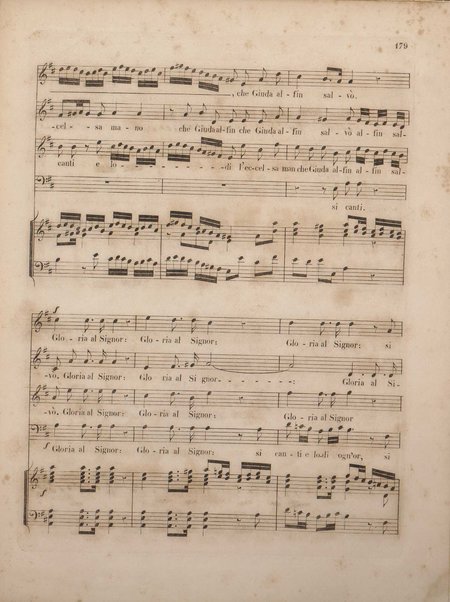 Gli oppressi liberati o sia Giuda Maccabeo : oratorio sacro / posta [!] in musica nell'anno 1746 da G. F. Handel ; tradotto in versi italiani e ridotto per il piano-forte dal B. L. C