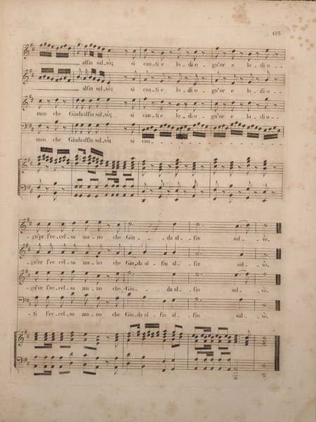 Gli oppressi liberati o sia Giuda Maccabeo : oratorio sacro / posta [!] in musica nell'anno 1746 da G. F. Handel ; tradotto in versi italiani e ridotto per il piano-forte dal B. L. C