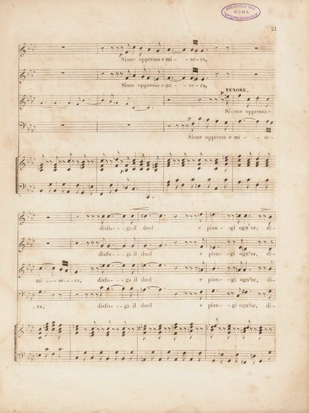 Gli oppressi liberati o sia Giuda Maccabeo : oratorio sacro / posta [!] in musica nell'anno 1746 da G. F. Handel ; tradotto in versi italiani e ridotto per il piano-forte dal B. L. C