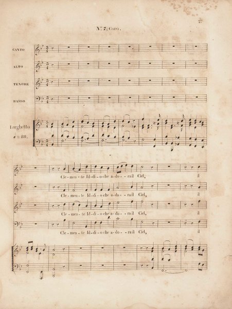 Gli oppressi liberati o sia Giuda Maccabeo : oratorio sacro / posta [!] in musica nell'anno 1746 da G. F. Handel ; tradotto in versi italiani e ridotto per il piano-forte dal B. L. C