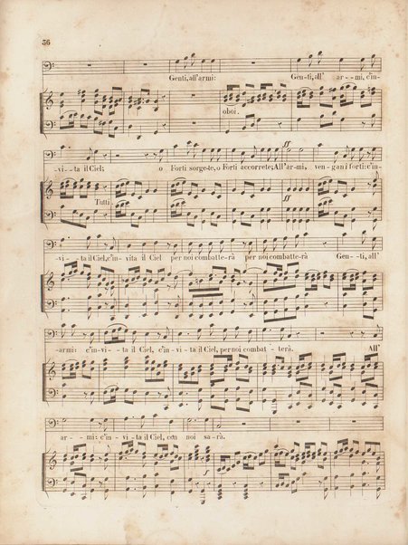 Gli oppressi liberati o sia Giuda Maccabeo : oratorio sacro / posta [!] in musica nell'anno 1746 da G. F. Handel ; tradotto in versi italiani e ridotto per il piano-forte dal B. L. C