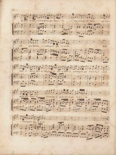 Gli oppressi liberati o sia Giuda Maccabeo : oratorio sacro / posta [!] in musica nell'anno 1746 da G. F. Handel ; tradotto in versi italiani e ridotto per il piano-forte dal B. L. C