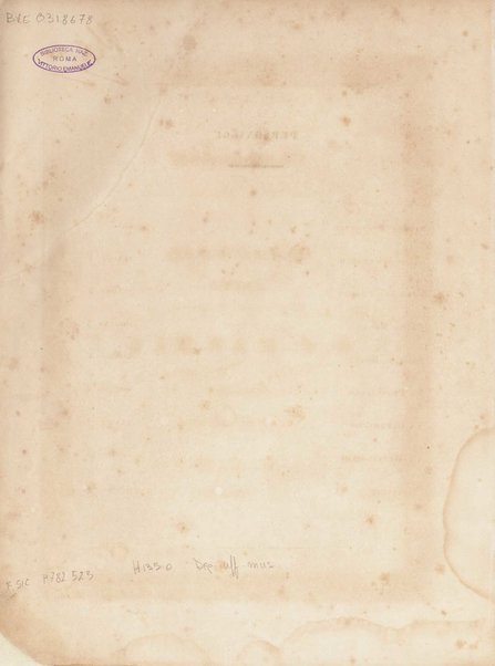 Gli oppressi liberati o sia Giuda Maccabeo : oratorio sacro / posta [!] in musica nell'anno 1746 da G. F. Handel ; tradotto in versi italiani e ridotto per il piano-forte dal B. L. C