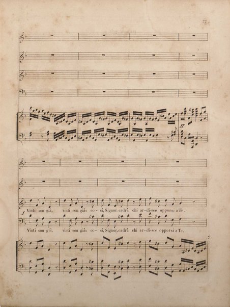 Gli oppressi liberati o sia Giuda Maccabeo : oratorio sacro / posta [!] in musica nell'anno 1746 da G. F. Handel ; tradotto in versi italiani e ridotto per il piano-forte dal B. L. C