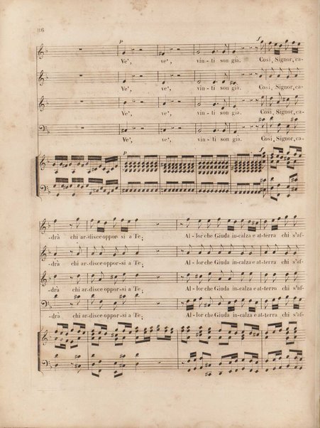Gli oppressi liberati o sia Giuda Maccabeo : oratorio sacro / posta [!] in musica nell'anno 1746 da G. F. Handel ; tradotto in versi italiani e ridotto per il piano-forte dal B. L. C