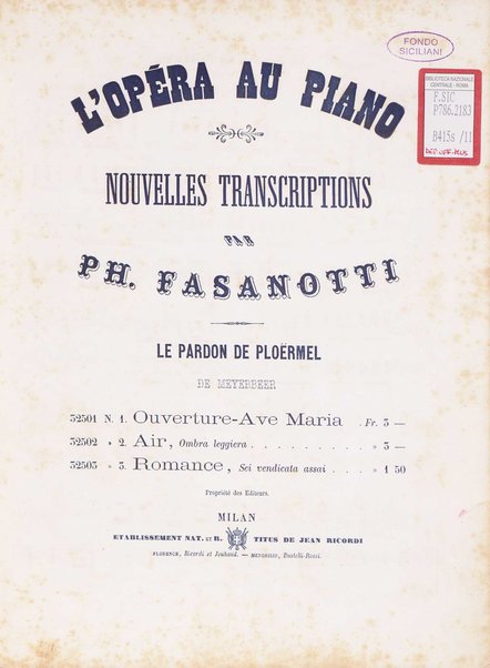 Ouverture-Ave Maria. 1