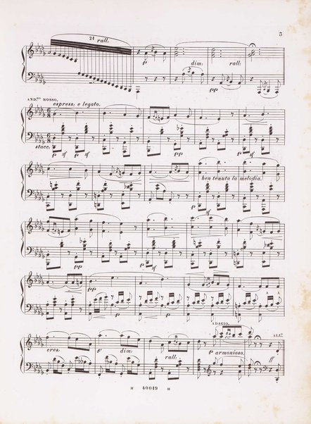 Augurio di felicità : improvviso per pianoforte / di Filippo Fasanotti