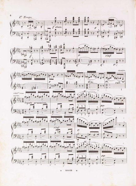 Augurio di felicità : improvviso per pianoforte / di Filippo Fasanotti